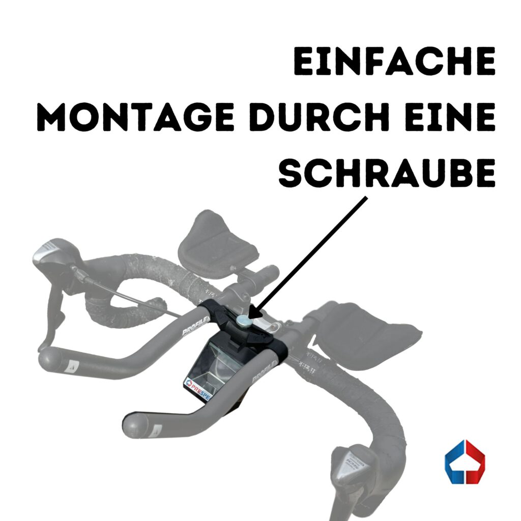 Einfache Montage durch eine Schraube I Prespector